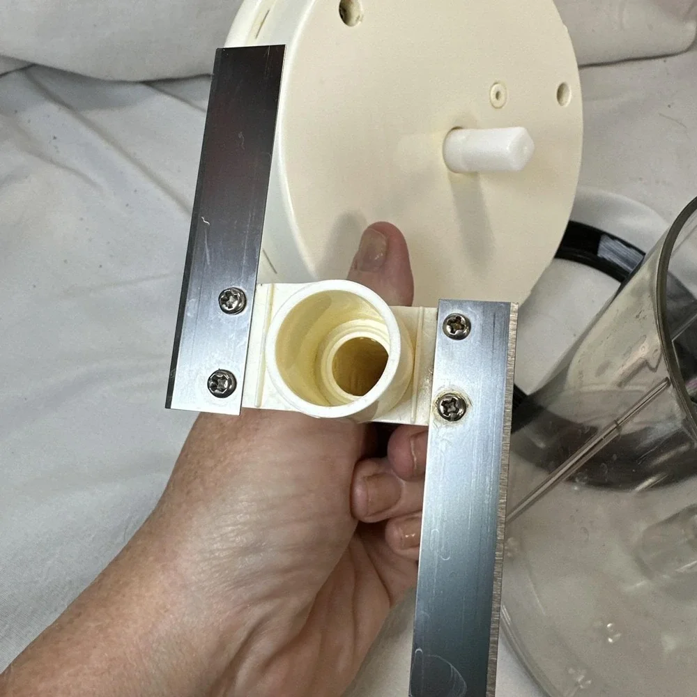 Vintage 1980s Rowoco Hand Operated Food Processor Chopper In Box No Rotary Blade